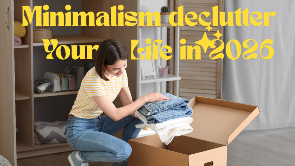 Minimalism Declutter Your Life